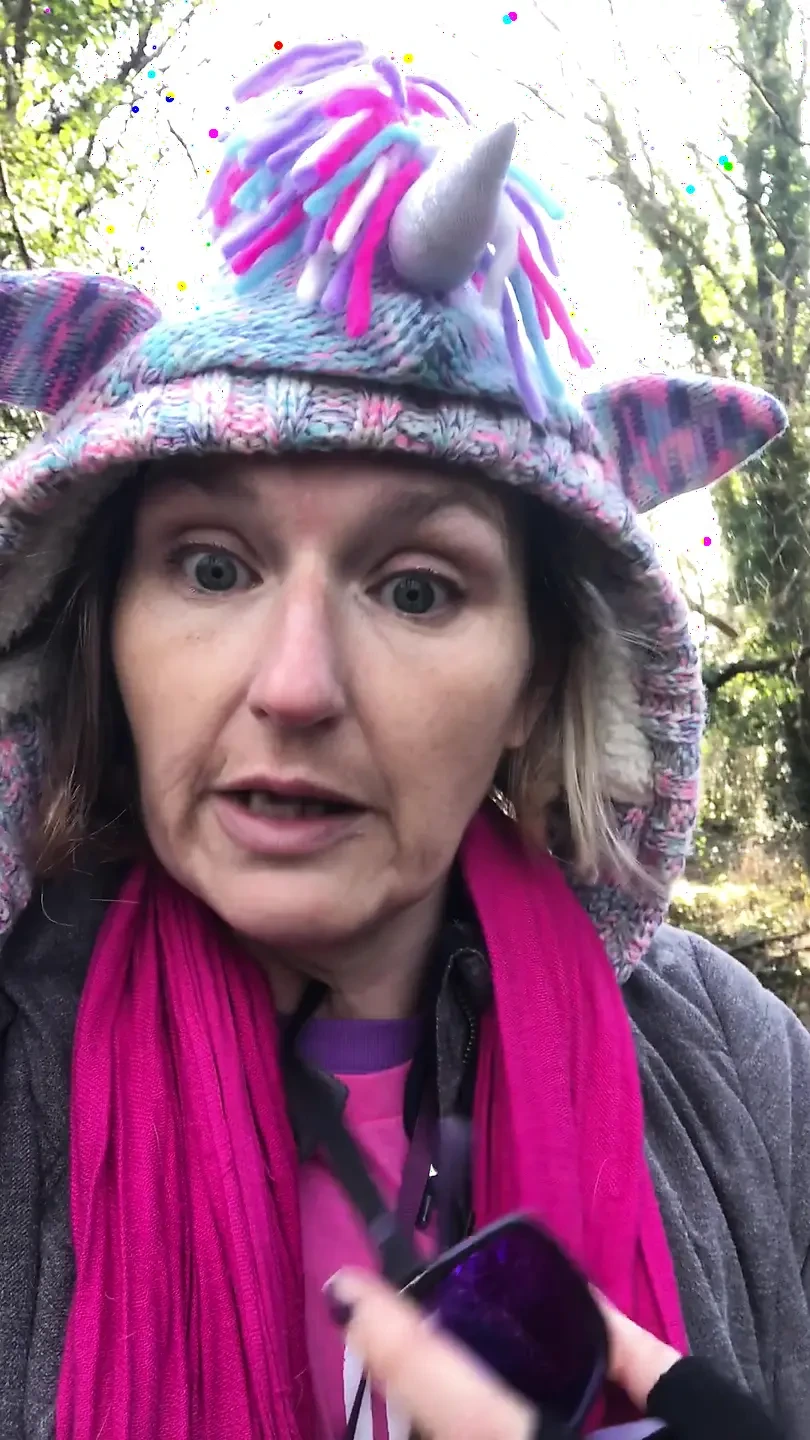 It’s Rather Nippy Out! Playing with My Boobs and Bush During a Freezing Walk in the Woods!