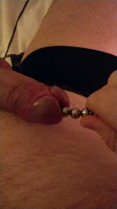 Metal sound in a cock