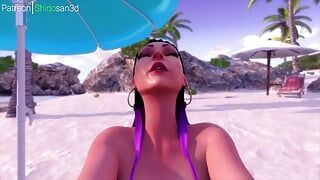 Vacaciones de playa con Reyna