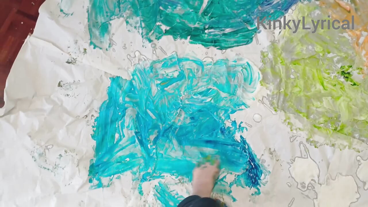 Foot Art - Ζωγραφική με τα πόδια