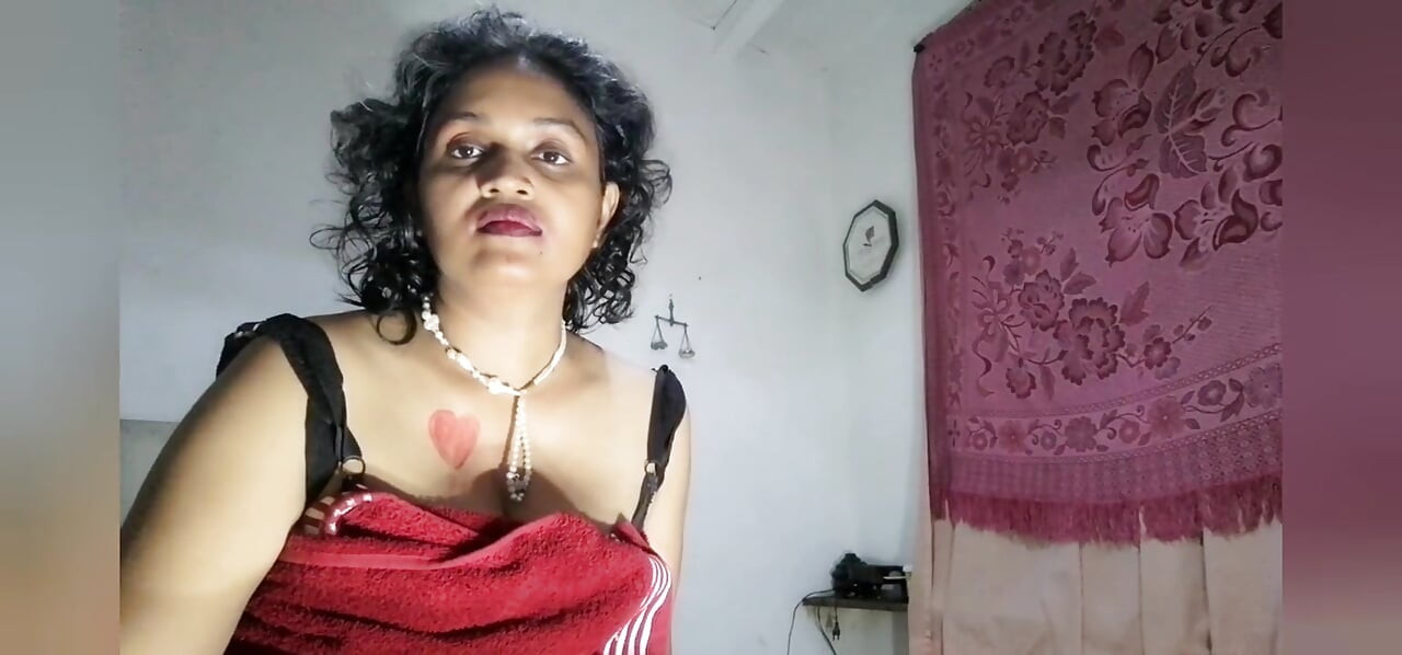 ep5 Desi stepmom found cam of stepson and she strips for him to see Pussy Show Begins Laying on the bed starts her boobs job.mp4