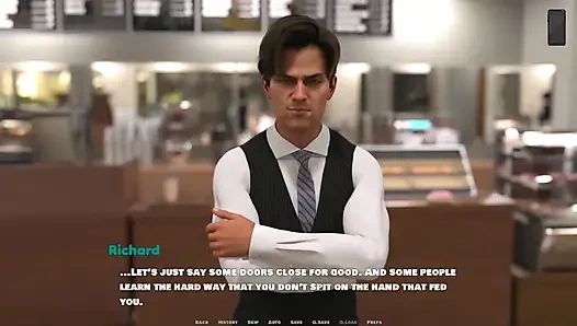 Orta yaşlı seksi kadın takıntısı #08 ateşli patronumun büyük götünü hissediyorum