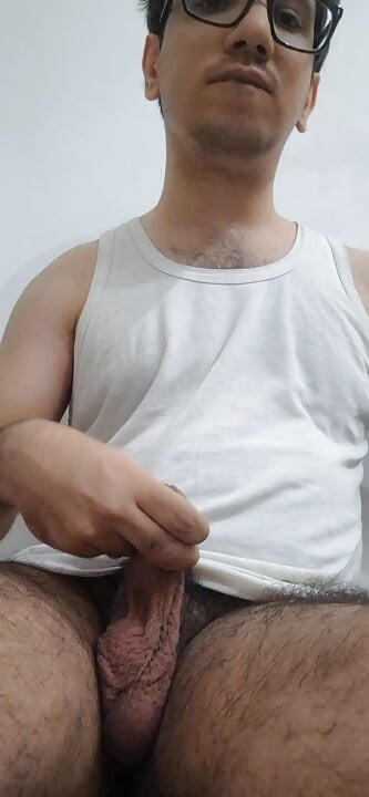 Rubbing my cock