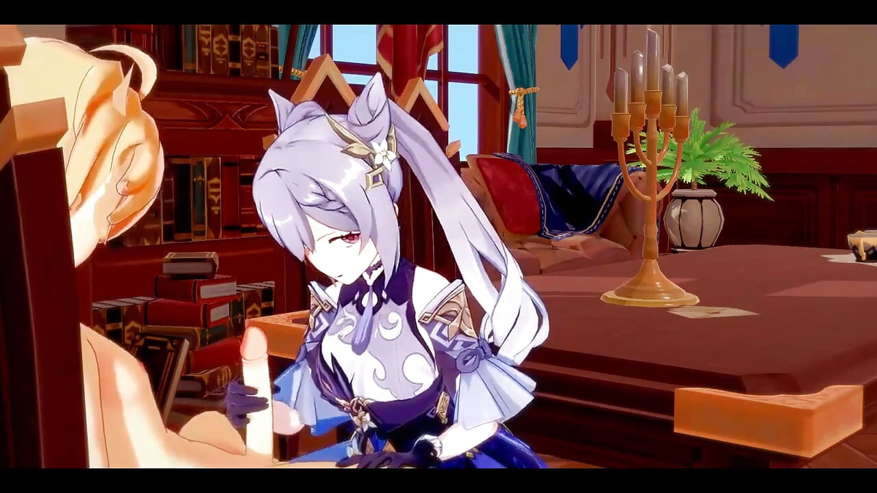 Genshin Impact Hentai - Aether X Ganyu Handjoob and Fucked - Japanese Asian Manga Anime Game Porn