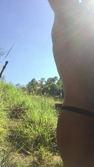 Thong in river