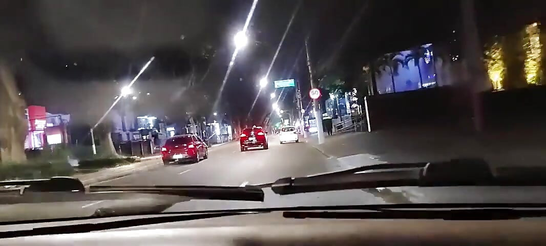 89-Year-Old Grandma Having Sex in the Car with Her Naughty Grandson