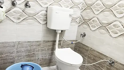 Indian Step Mom Pissing in Washroom Step Son Very Naughty Desi Indian Fucking in Hindi Audio