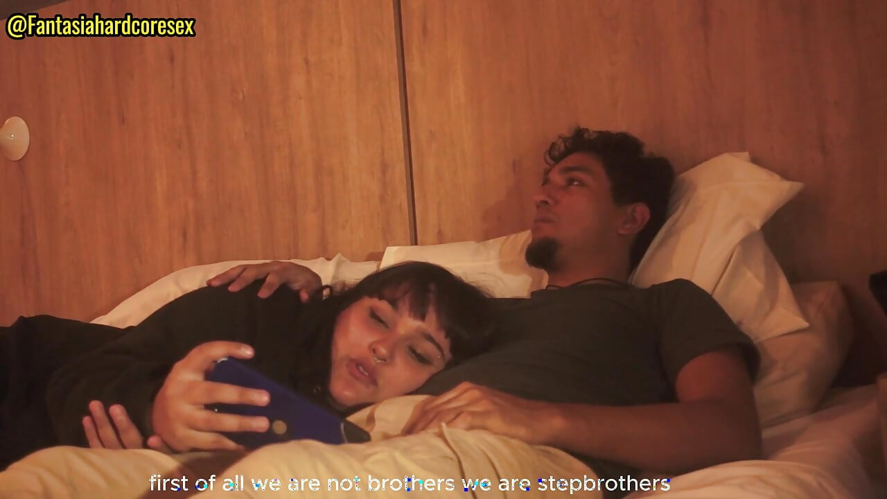 My Stepsister Swallows My Penis After Watching the Movie, They Almost Discovered Us