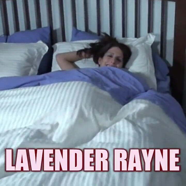 Lavender Rayne masturbates in bed