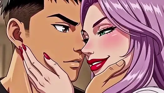 Horny stepmom grabbed by stepson when no one at home