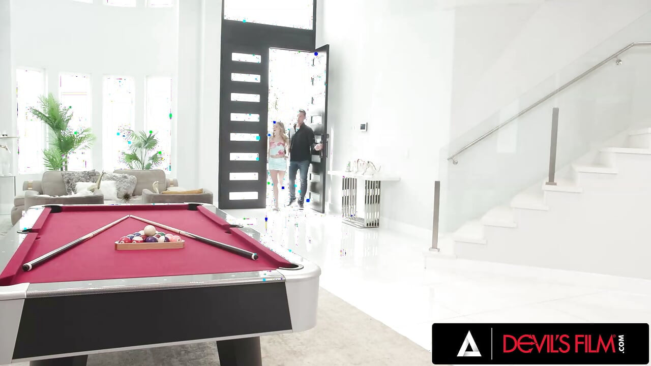 DEVILS FILM - Summer Kline Takes The Extra Treat And A Load In Her Pussy