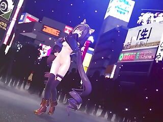 Mmd R-18 애니메이션 소녀들 섹시 댄스 (클립 93)
