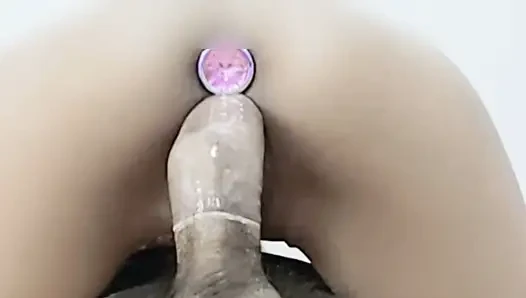 Little Thai: Daddy, I'm riding a huge penis in Mom's room