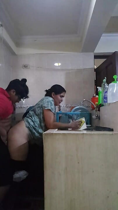 Sexy Latina Sex in the Kitchen