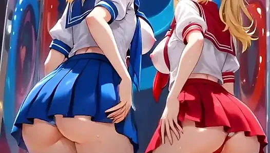 Hentai 2026! Bdsm, studenten-muschi leckt, offene muschi-party-zusammenstellung