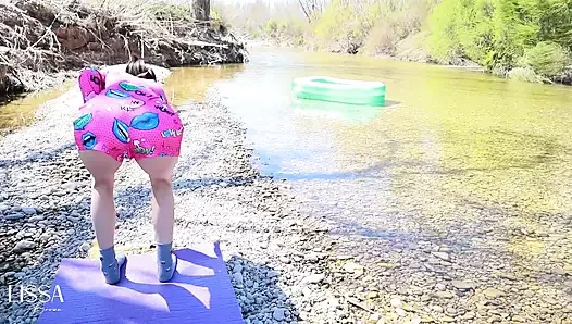 I Dive in with My Pajamas and Socks on