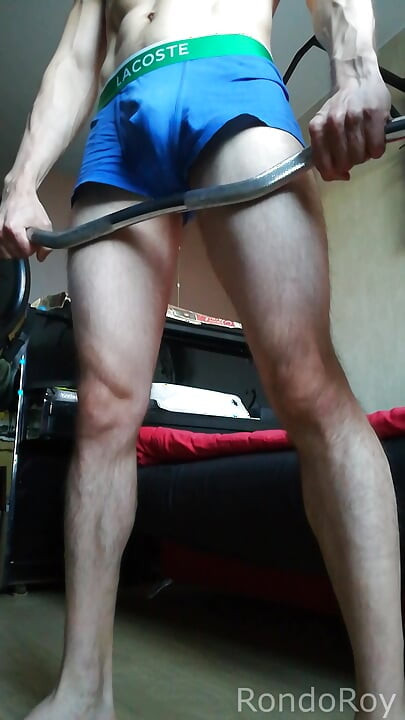 A quick WARM-UP before the main WORKOUT - Massive CUMSHOT