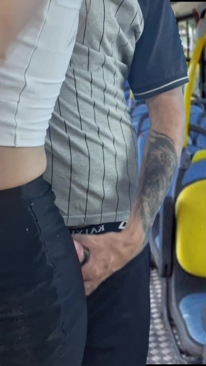 ATTENTION! This pervert penetrates girls on the bus from behind!! | Clip 1