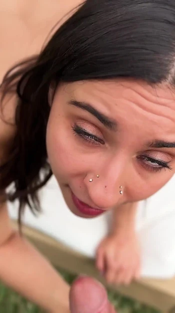 Unforgettable moment from "Busty Girlfriend Gets Fucked Outside and Squirts Everywhere! - Hailey Rose"