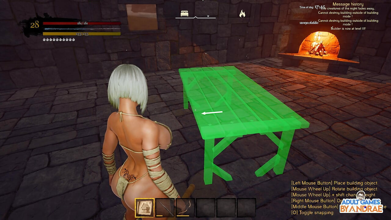 EP7: Building the Stone House Kitchen, Bed & Bath in Wicked Island (Gameplay)