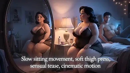 "From Chubby & Ignored to Curvy Cock Tease – Her Slutty Transformation" ep1