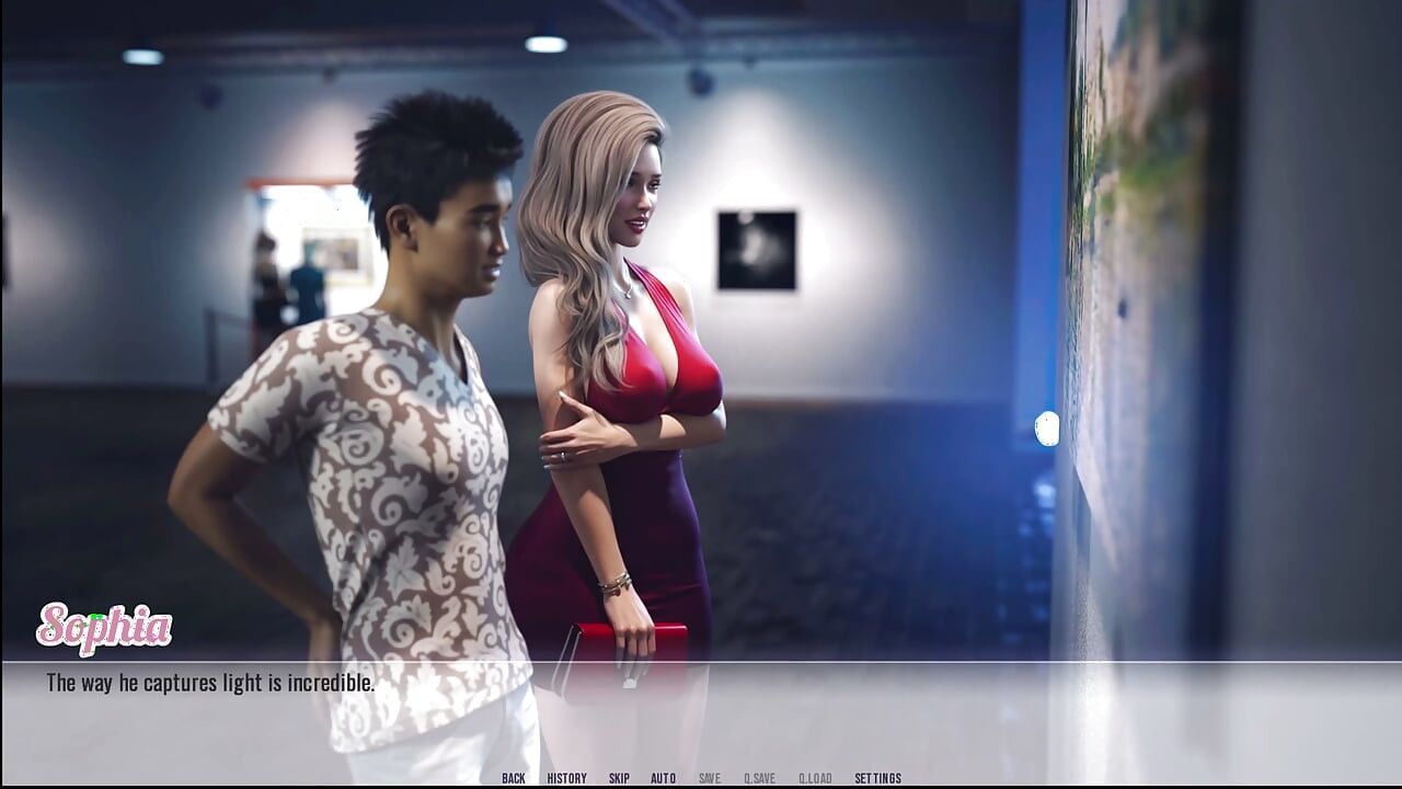 Sophia Parker Desires - 1 a noite do museu ficou selvagem