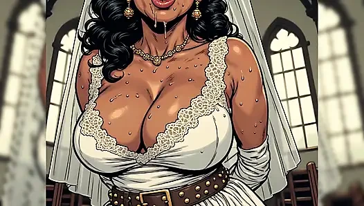 Sexy indische frauen in der kirche (ai art)