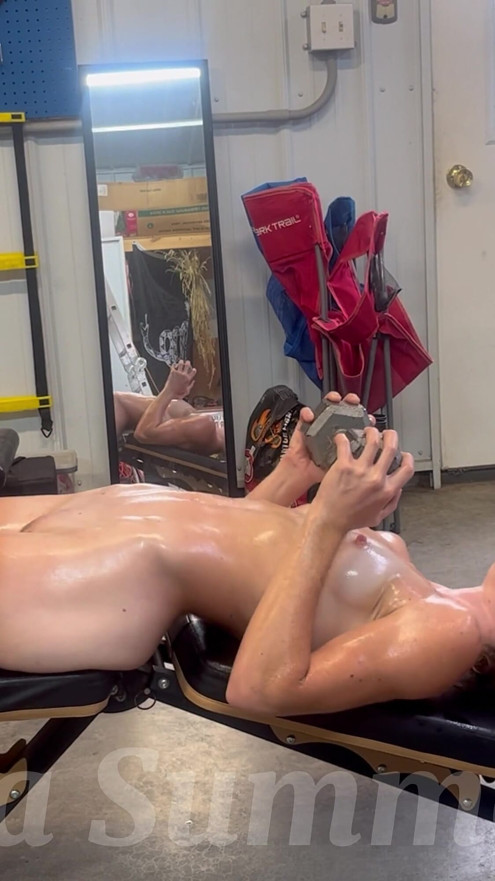 Custom Request - Oiled Fitness - Arm and Abs Workout
