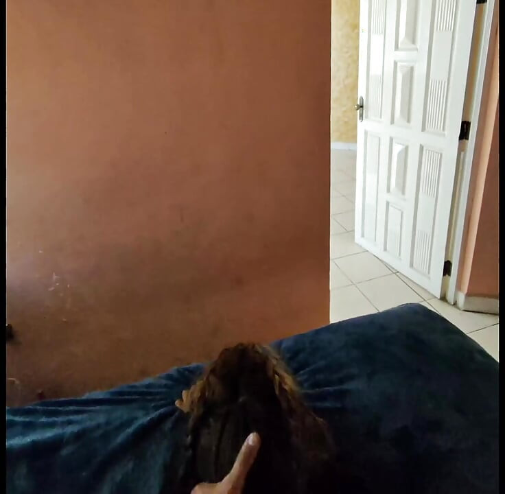I clean her ass and start fucking her all day