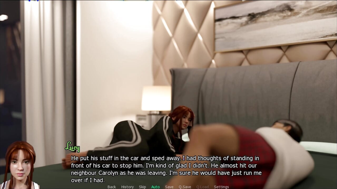 Ad #7 Lucy and I Booked Our Self in at a Hotel.