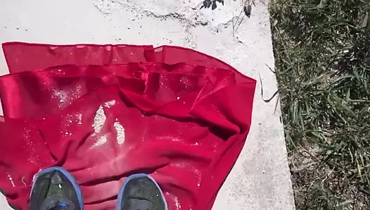 crush soil on red dress 2