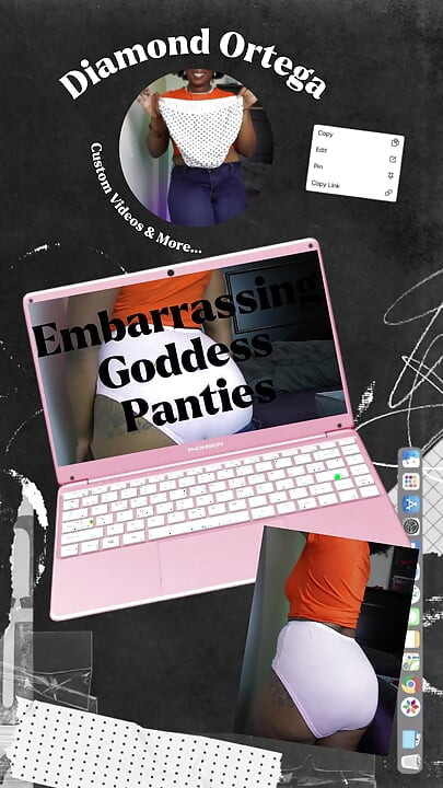Embarrassing Goddess Panties
