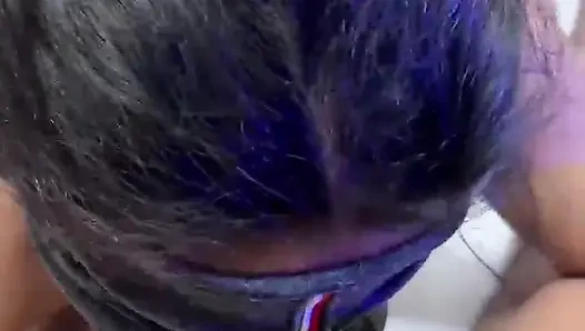Bester blowjob, tiefe kehle