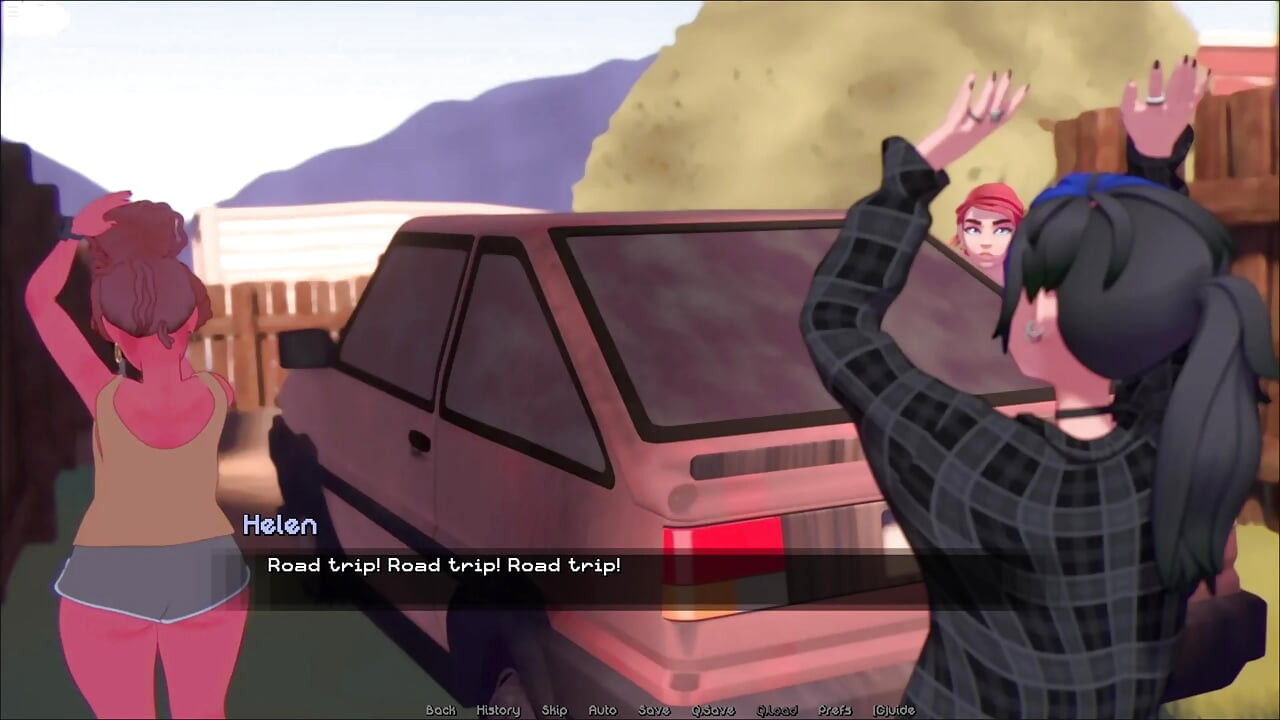 Hooked - Helen's Route: Deepthroat in the Car