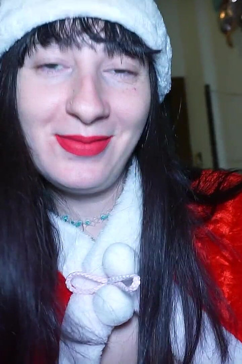 POV: Pregnant Santa Claus Takes Care of Your Cock!