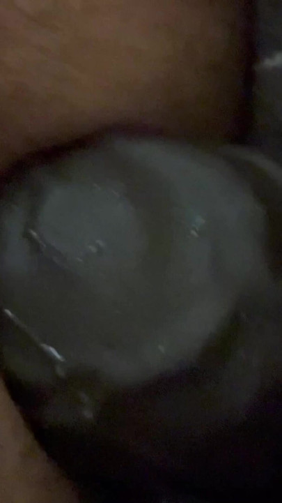 Huge 3.7in Wide Dildo in My Ass