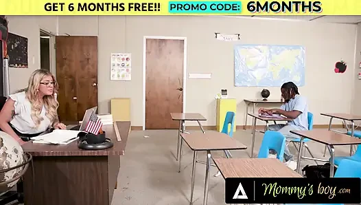 MOMMY'S BOY - Big Tits Teacher Lolly Dames Shows His Student's Cock Fits Perfectly In Her Ass