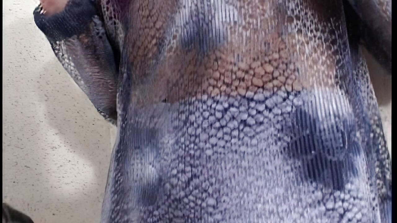 Horny Brunette MILF Fingers and Fucks Herself with Umbrella