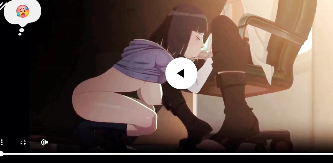 Cute 2D Babe Sucking The Bosses Cock Under His Desk