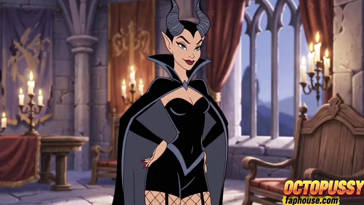 Maléfique sensuel : le dessin animé