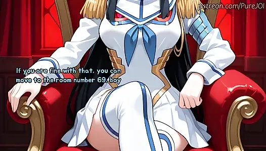 Endure 3 hot students to taste Satsuki's magnificent body (Sex JOI)