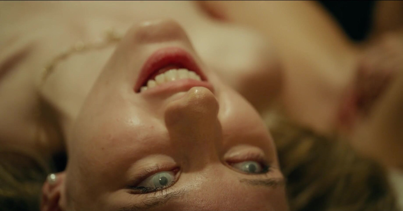 Lesbian Cage Fucking - Horny Babes Possessed by Parasite Aliens