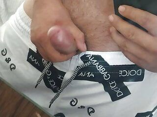 cumming and massaging my dick