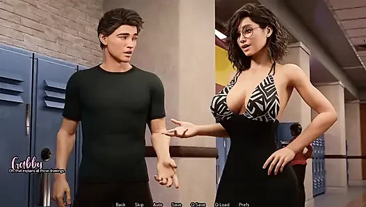 Guruku yang hot ngasih aku hukuman yang seksi