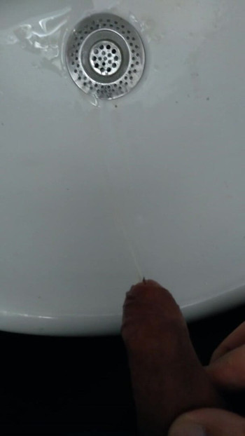 Pissing in the sink