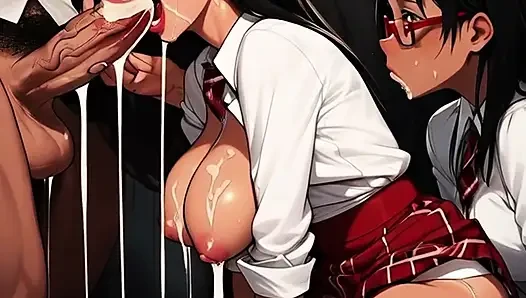 Hentai Schoolgirls Take A Field Trip To The Mosh Pit