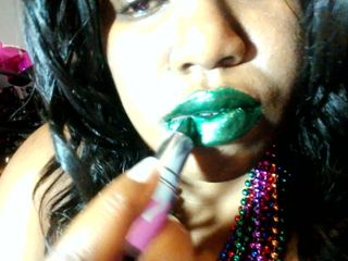 Lábios verdes peçonhentos