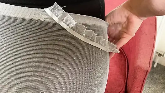 Vgq15 Tante Sadra Mit Hüftgürtel &bodystocking