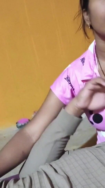 Key moment from "Indian Desi Village bhabhi sex - Today a college girl sat on my dick - beautiful bhabhi sucking Young boy"
