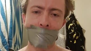 To tape my mouth myself and then wank to it